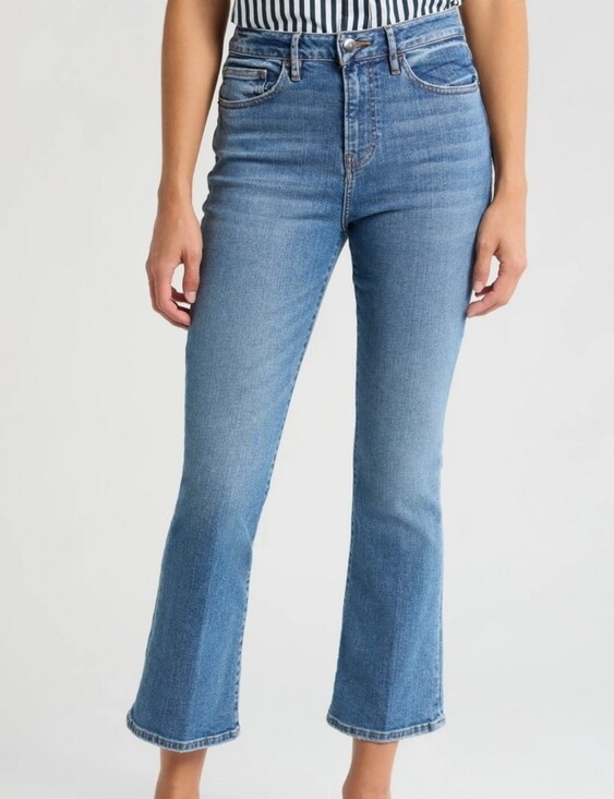 Frame Denim Denim - Frame Denim Women's Jeans Size 29 Blue Bixby High Rise Crop Mini Bootcut